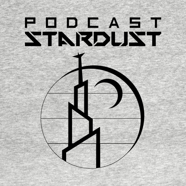 Podcast Stardust Black Logo by PodcastStardust